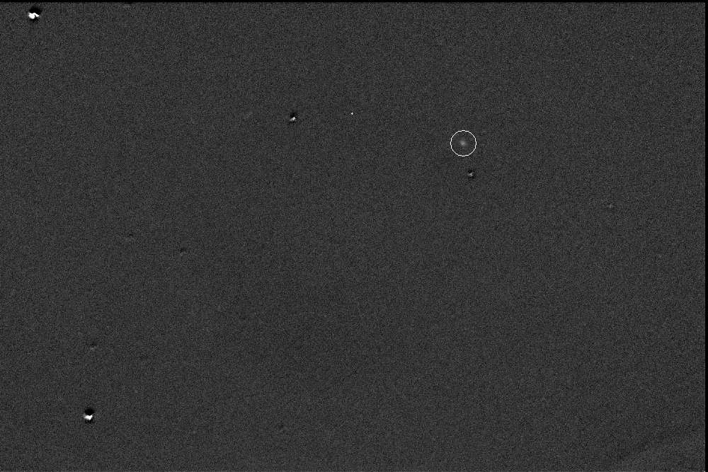 Median combine of 3 subtracted images