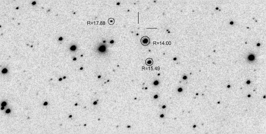 R-band photometric sequence