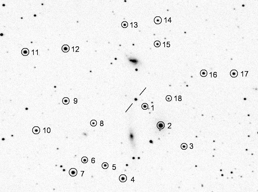 Reference stars