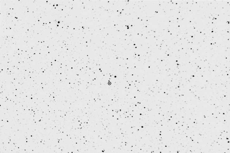 Large FOV of TrES-1 star field